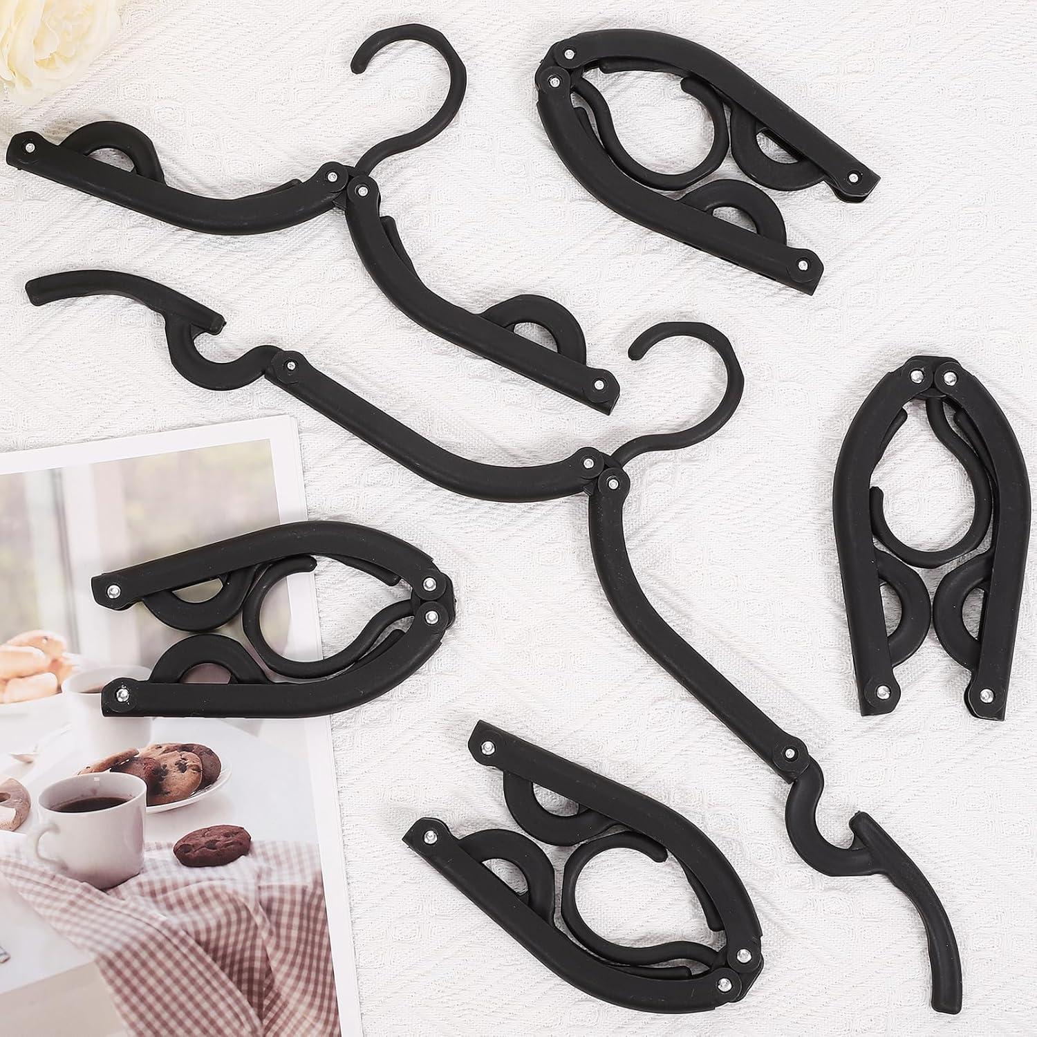 24 Perchas de Viaje Plegables CLRBEATTY Antideslizantes