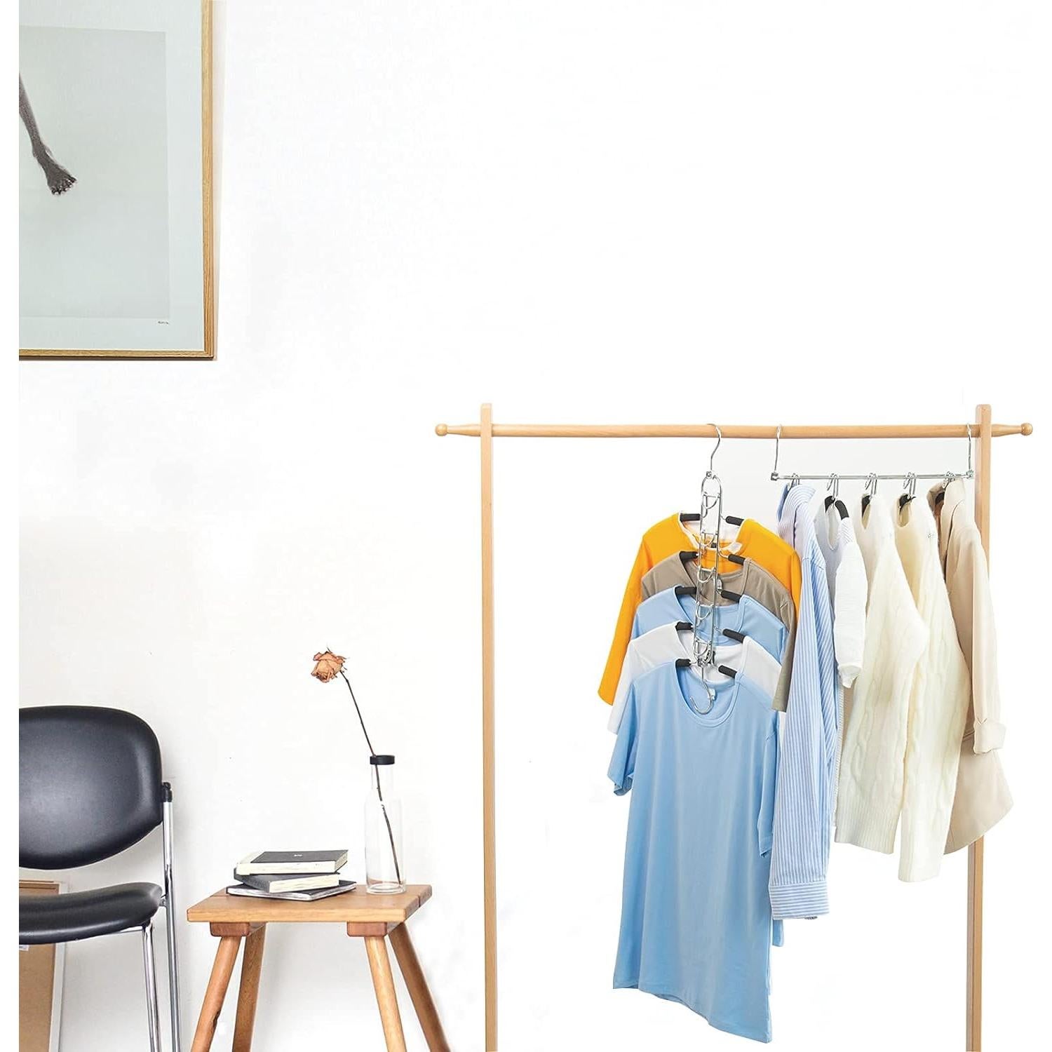 Perchas Antideslizantes Nature Smile 5 en 1 Metal 41.1x48cm