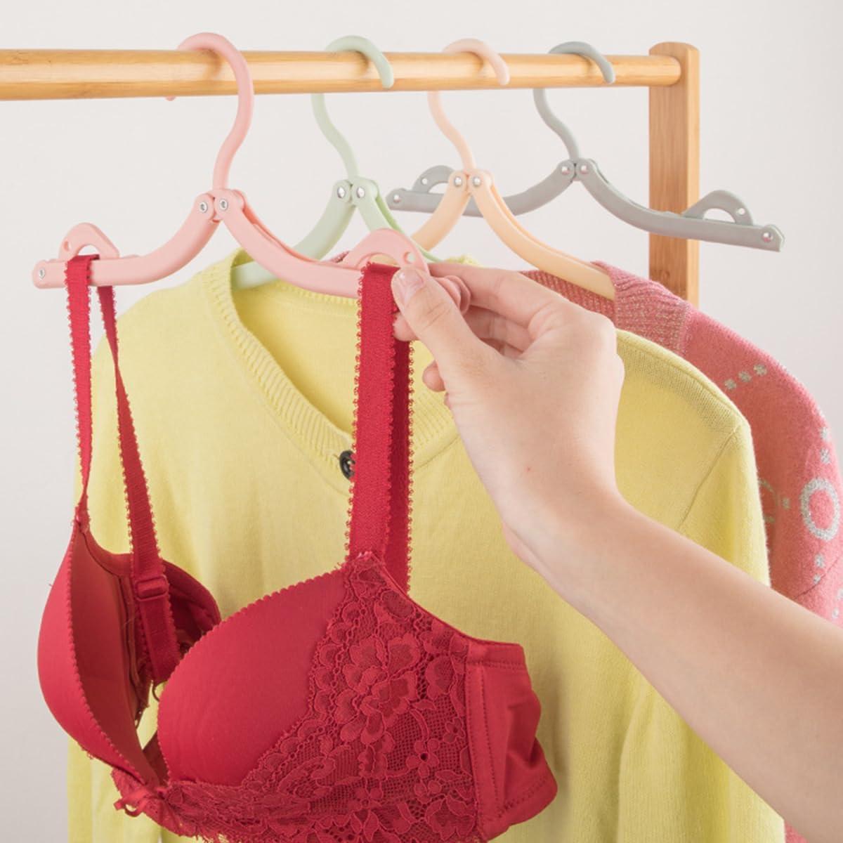 Perchas de Viaje Plegables WaWacomp 10 Pcs Compactas