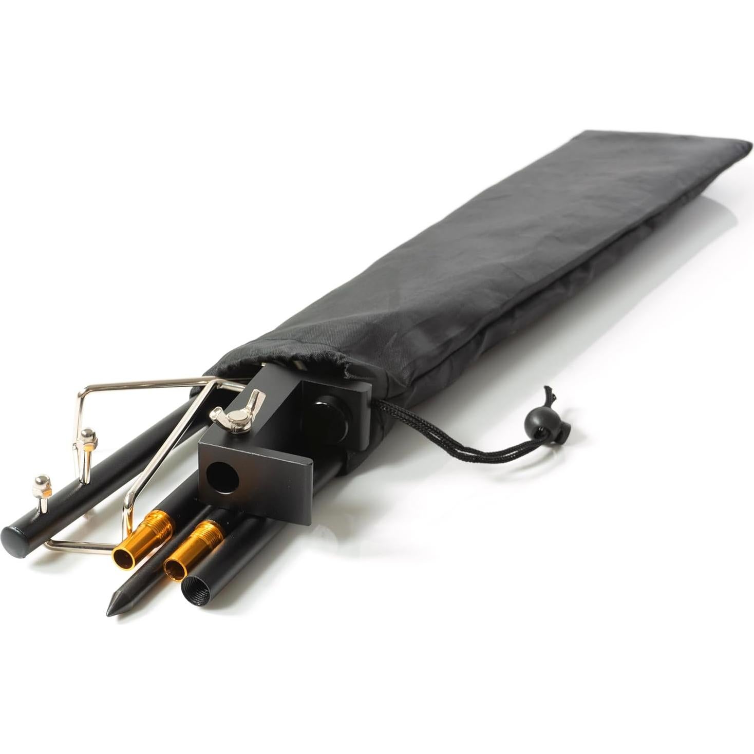 Soporte de Linterna de Camping Phuma - Aluminio Negro Ajustable