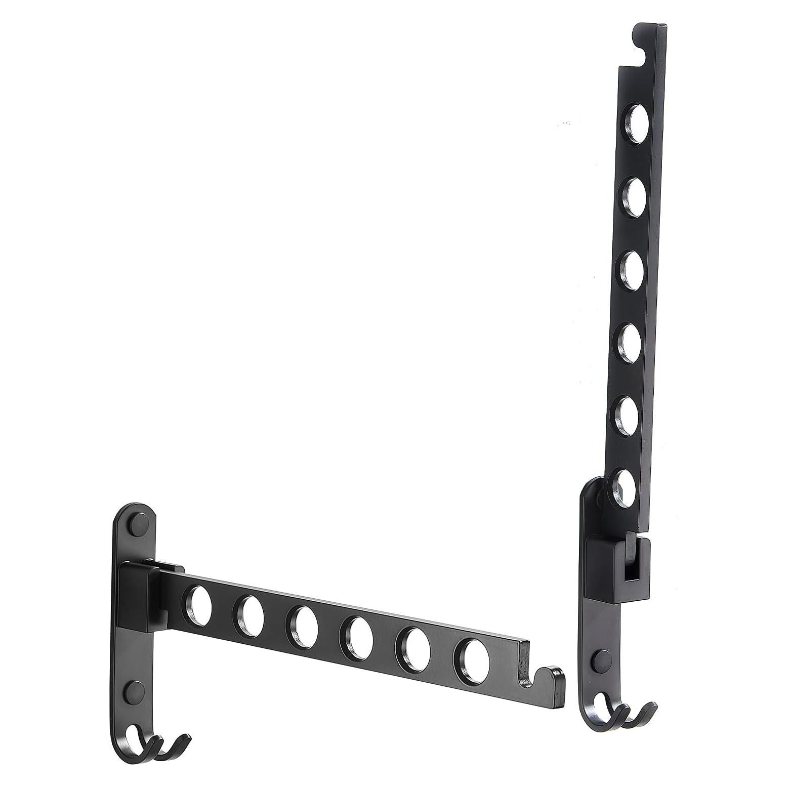 Perchero Plegable JOOM de Metal Negro Mate - Organizador de Ropa