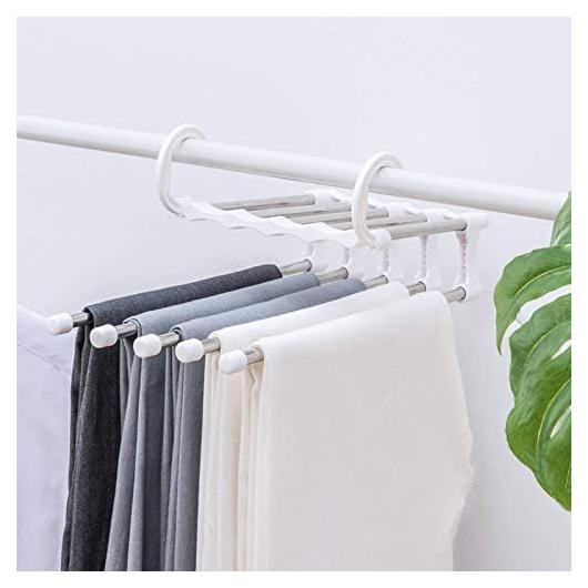 Perchas para Pantalones XHRING Acero Inoxidable 6 Capas