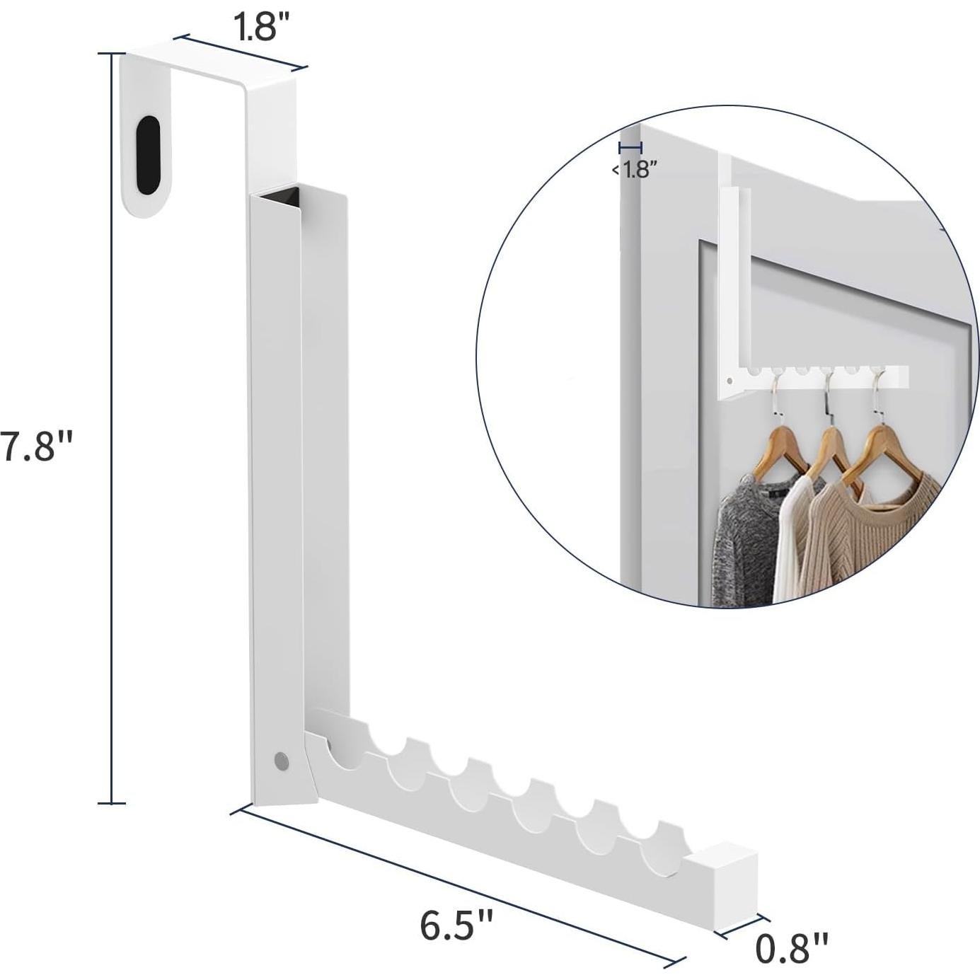 Ganchos de Puerta Inntop 2 Paquete Plegables Alta Resistencia