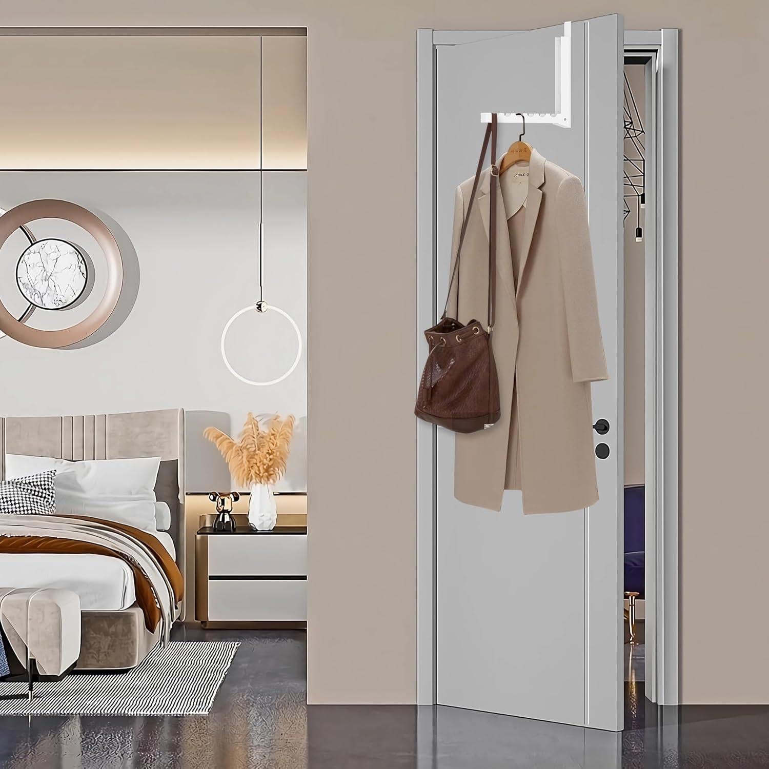 Ganchos de Puerta Inntop 2 Paquete Plegables Alta Resistencia