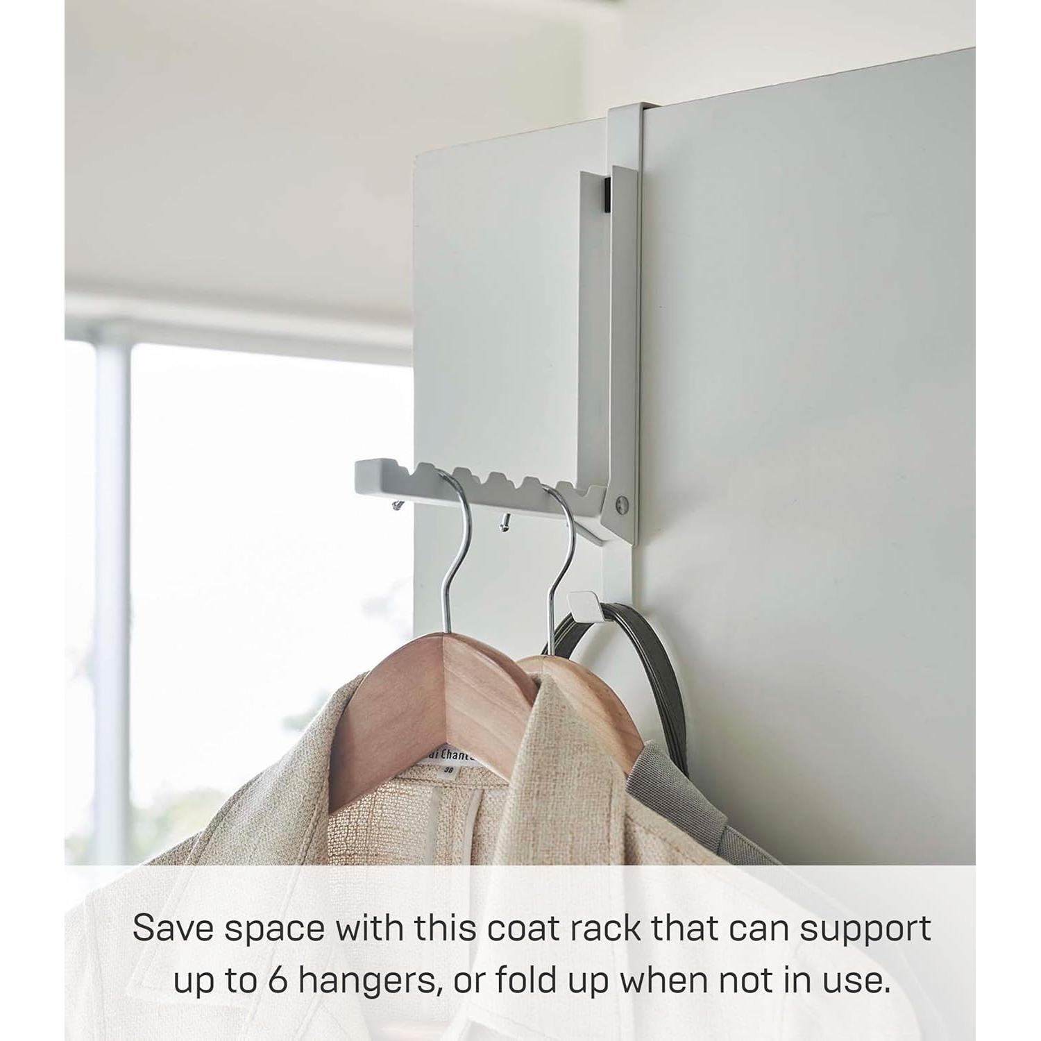 Organizador de Perchas Colgante Yamazaki - 2 Ganchos - Acero