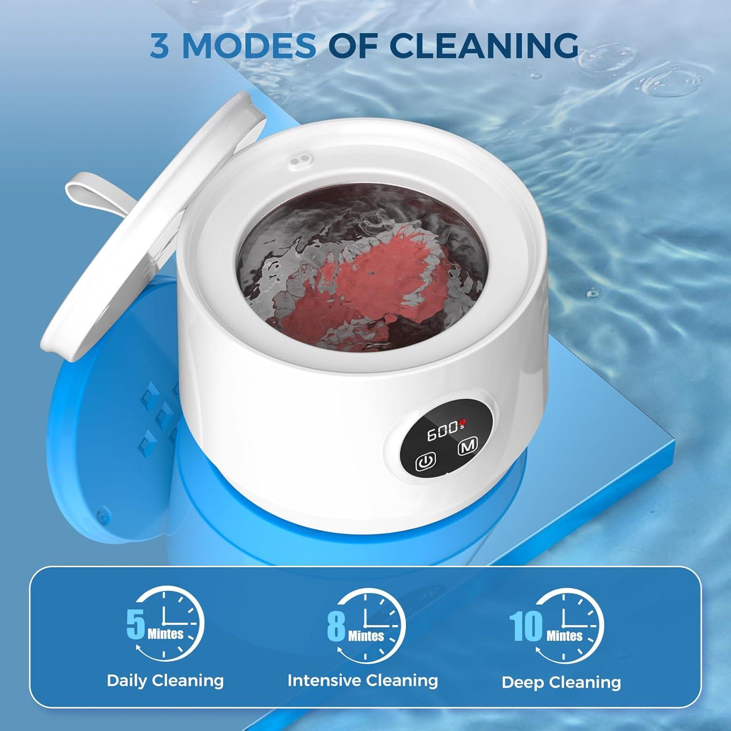 Limpiador ultrasónico Smarbird CH-2 con 5 luces UV - Blanco