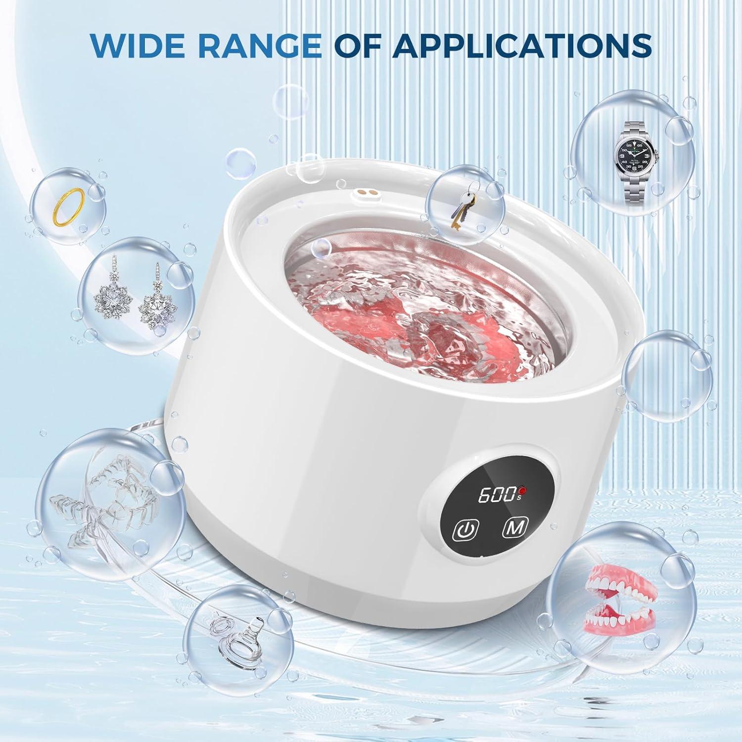 Limpiador ultrasónico Smarbird CH-2 con 5 luces UV - Blanco