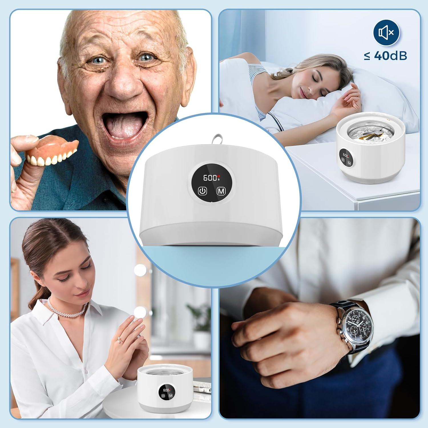 Limpiador ultrasónico Smarbird CH-2 con 5 luces UV - Blanco