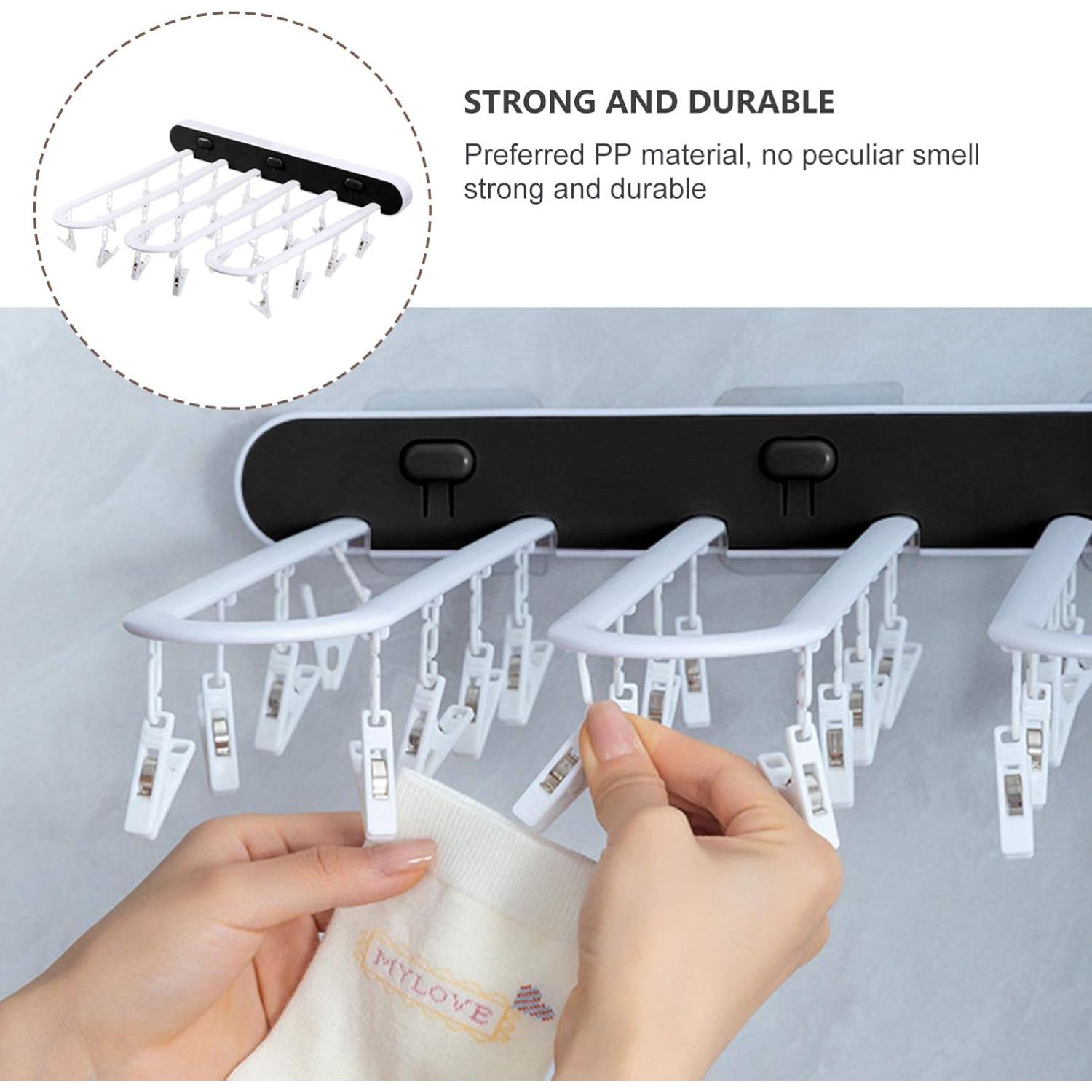 Perchero Multifuncional Cabilock Negro 36.4x30 cm para Ropa