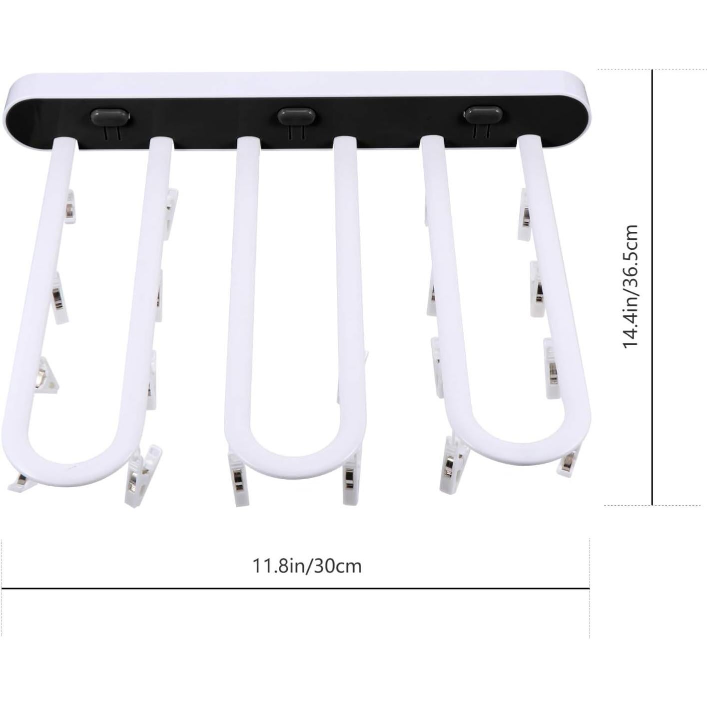 Perchero Multifuncional Cabilock Negro 36.4x30 cm para Ropa