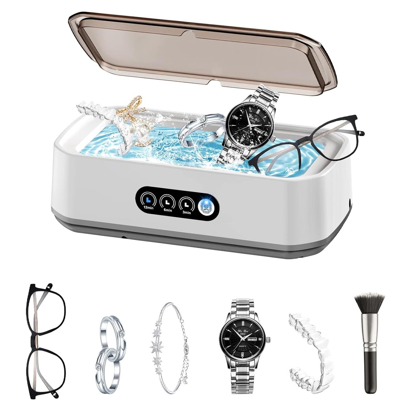 Limpiador Ultrasónico de Joyas SHLNL 650ml 50kHz 3 Modos