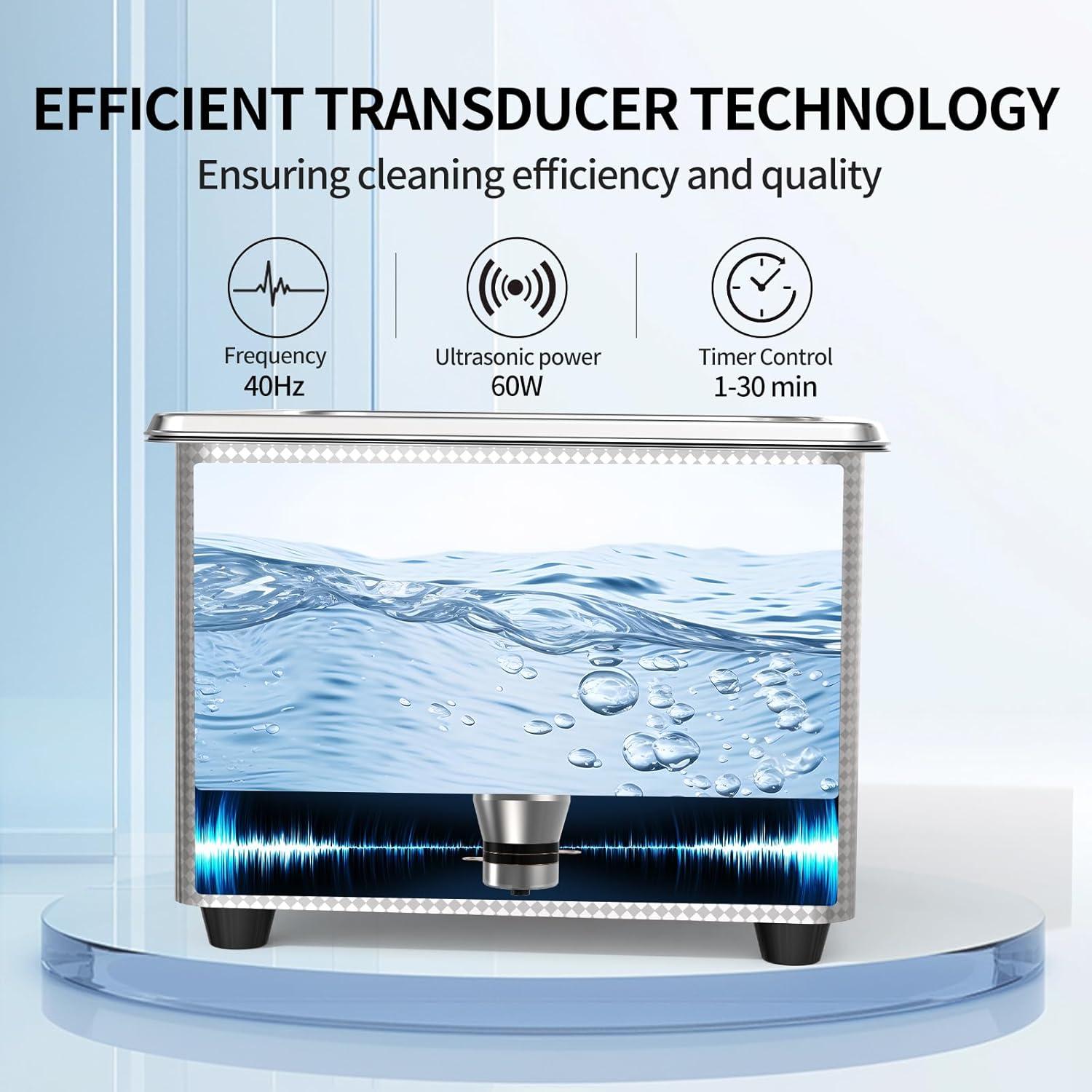 Limpiador Ultrasónico Digital GRANBO 1.3L para Joyería