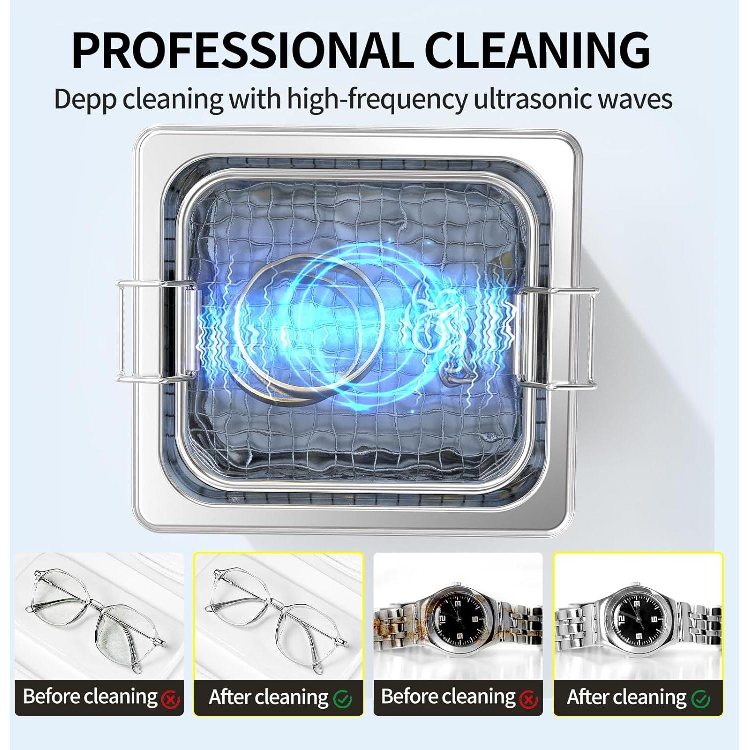 Limpiador Ultrasónico Digital GRANBO 1.3L para Joyería