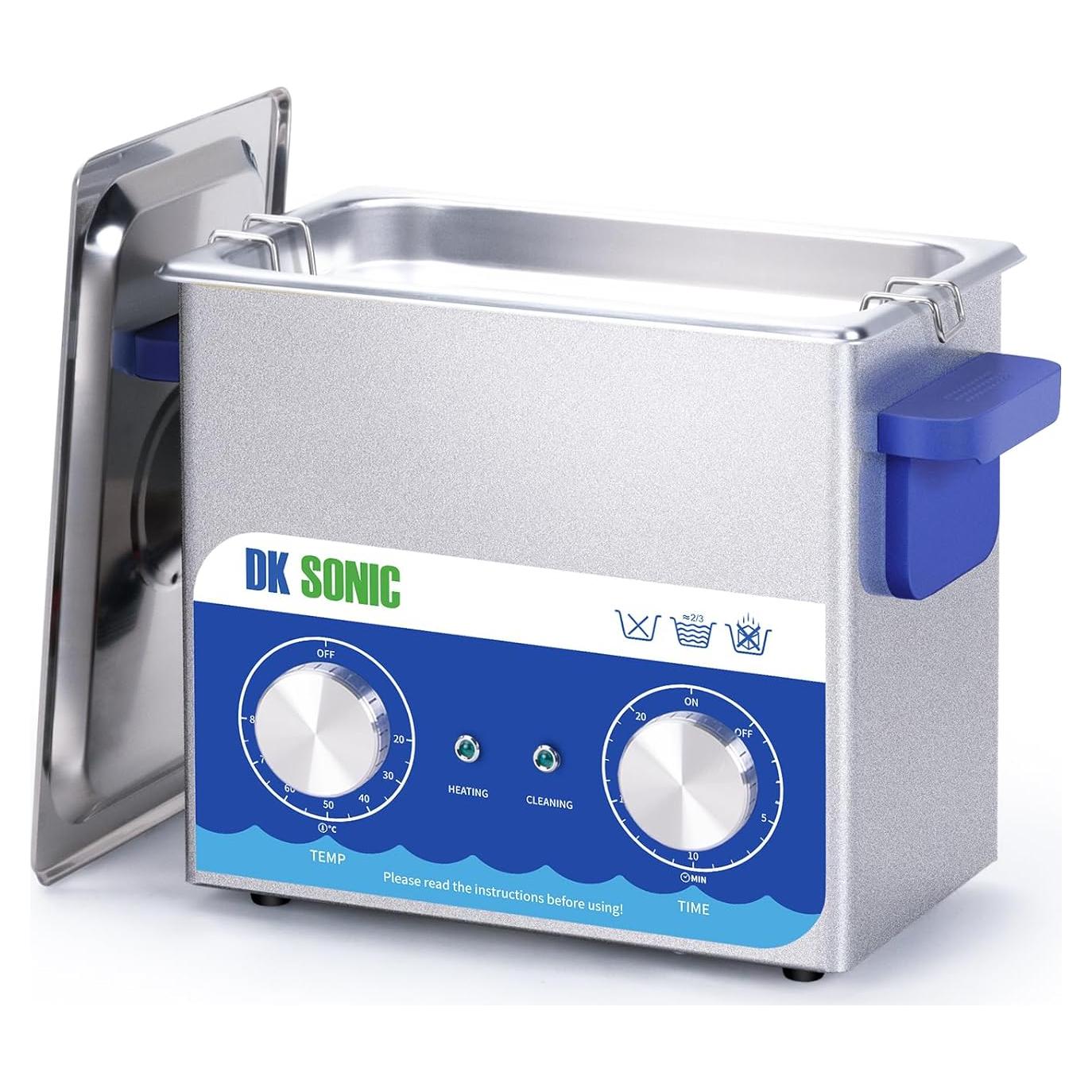 Limpiador Ultrasónico DK SONIC 3L Acero Inoxidable con Calentador