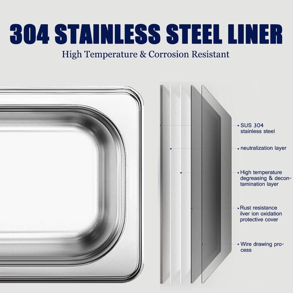 Limpiador Ultrasónico Anbull 4.5L 180W Acero Inoxidable