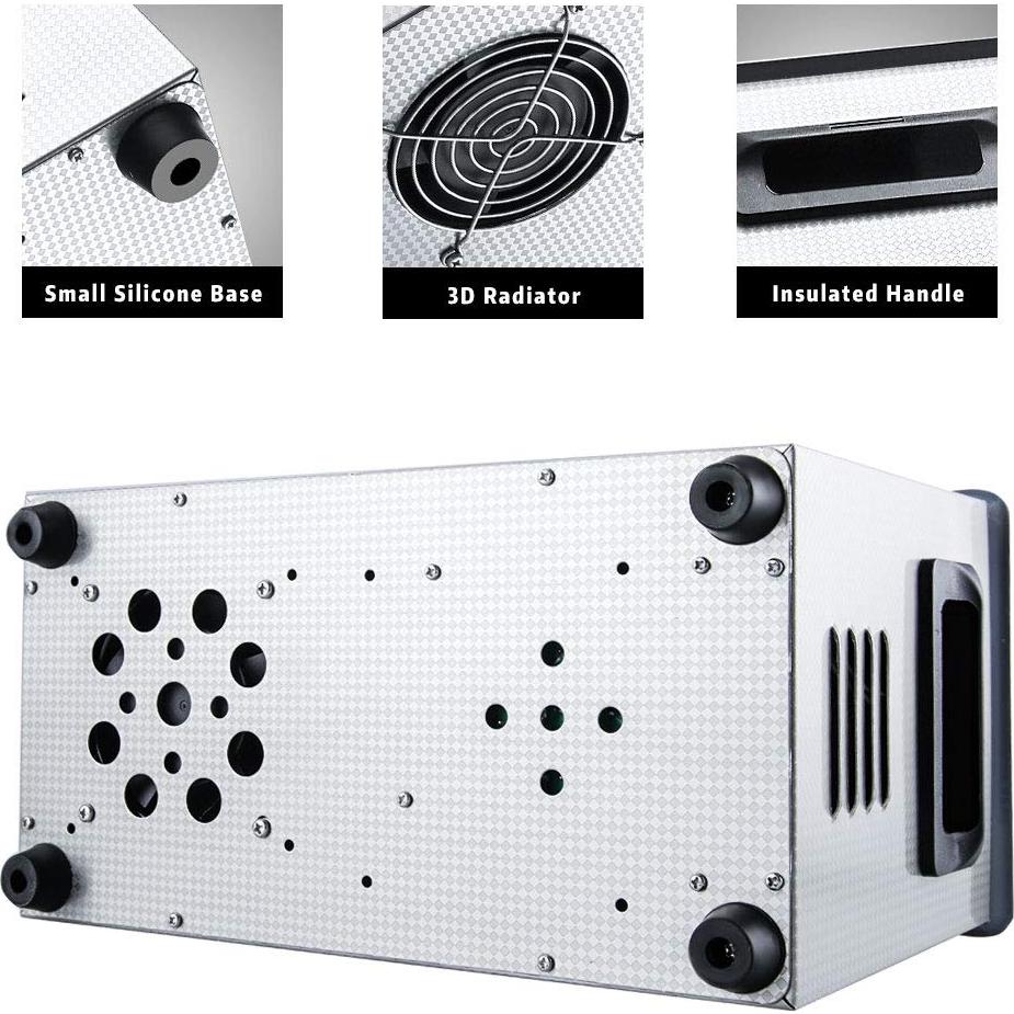 Limpiador Ultrasónico Anbull 4.5L 180W Acero Inoxidable