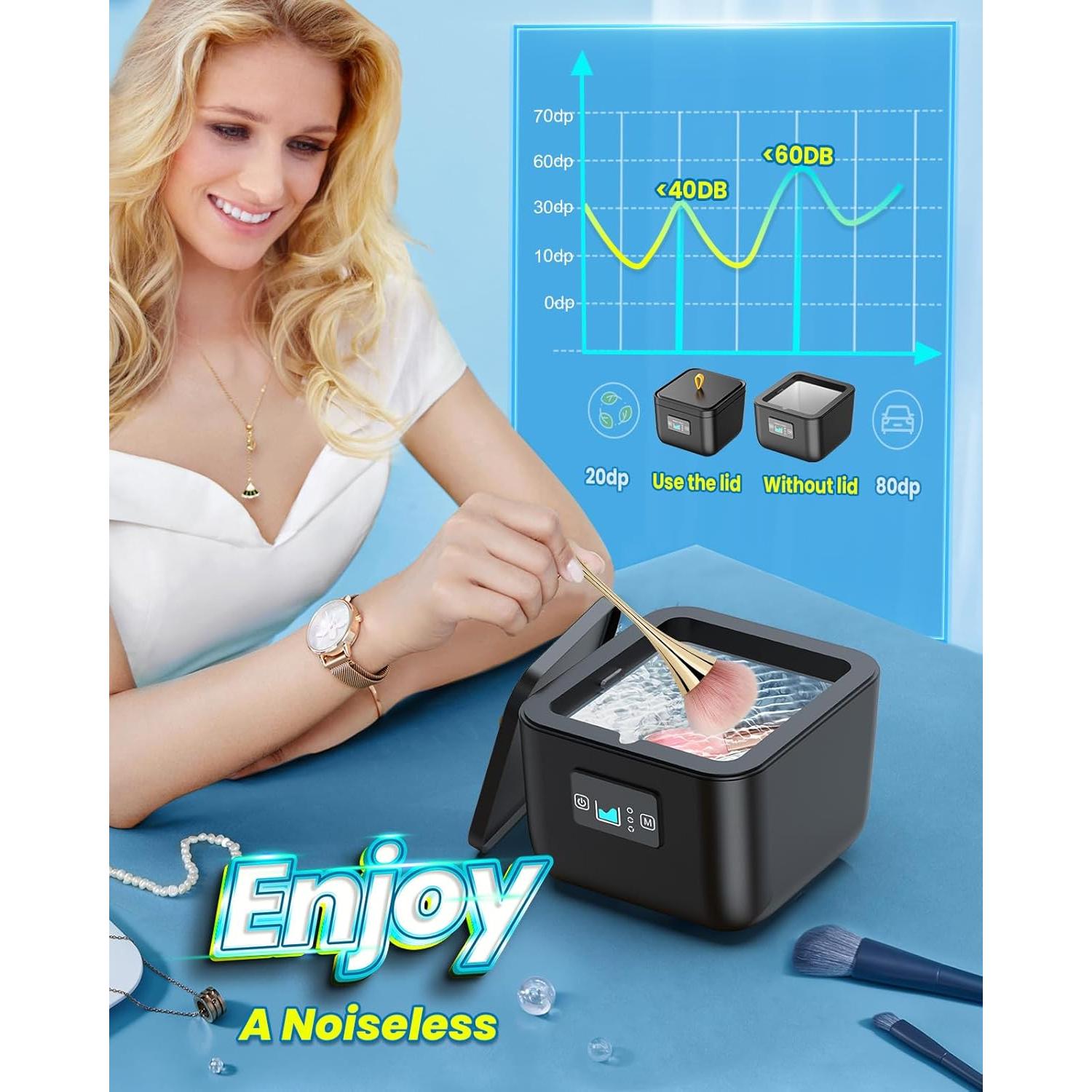 Limpiador Ultrasónico Profesional Pocleanish 45kHz 255ml