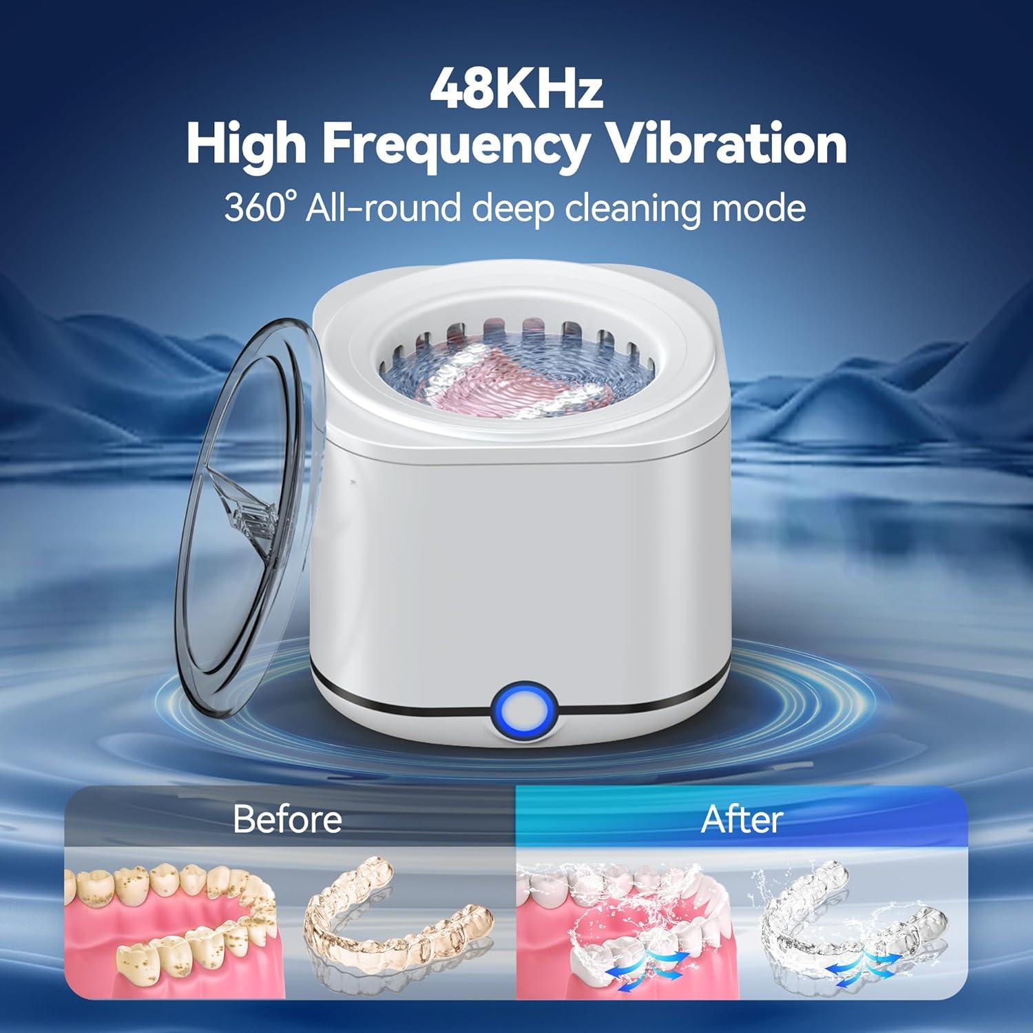Limpiador Ultrasónico Miorcols 48kHz para Dentaduras 220ml