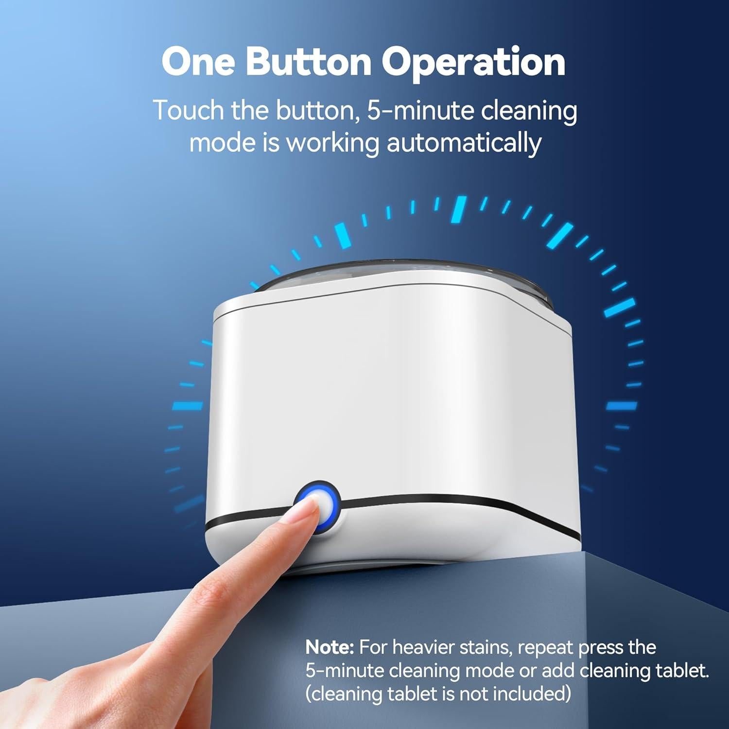 Limpiador Ultrasónico Miorcols 48kHz para Dentaduras 220ml