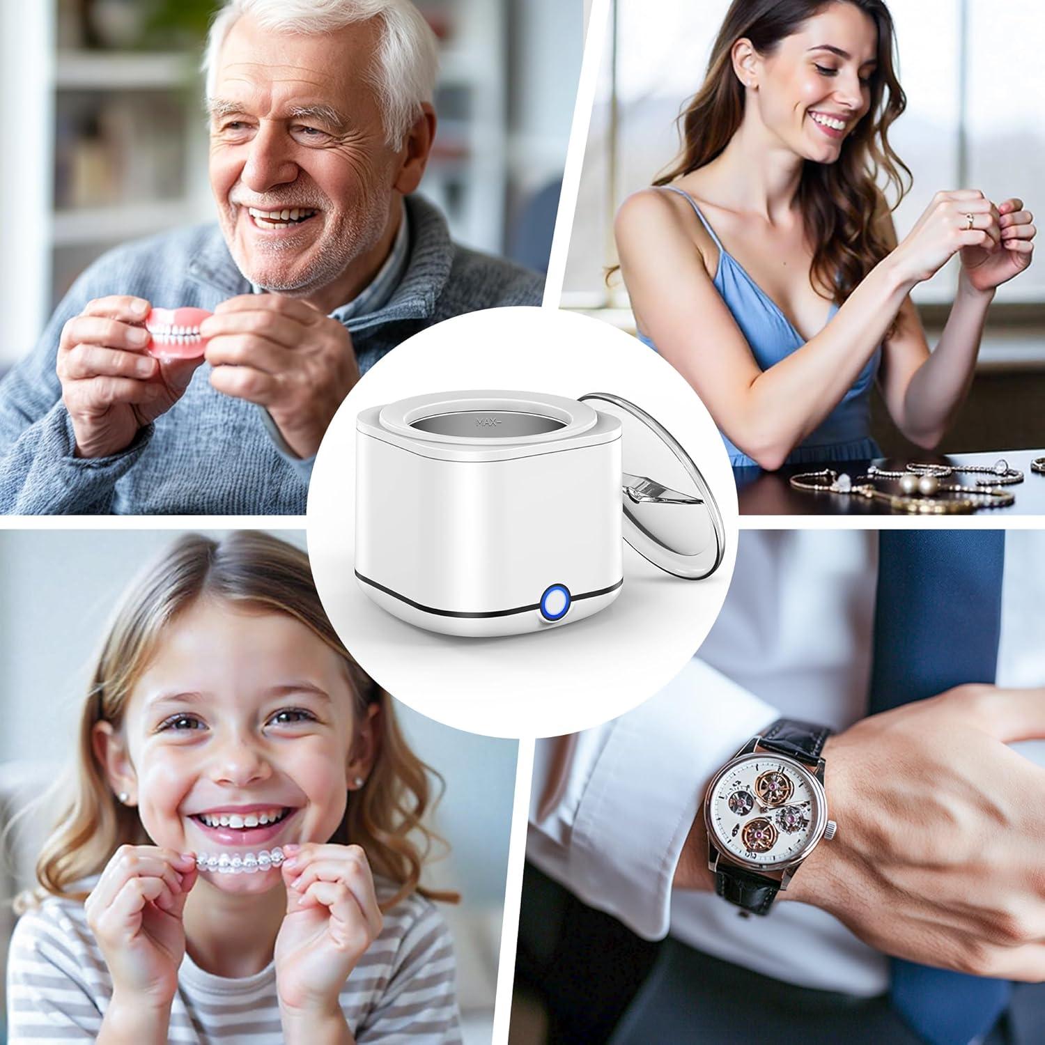 Limpiador Ultrasónico Miorcols 48kHz para Dentaduras 220ml