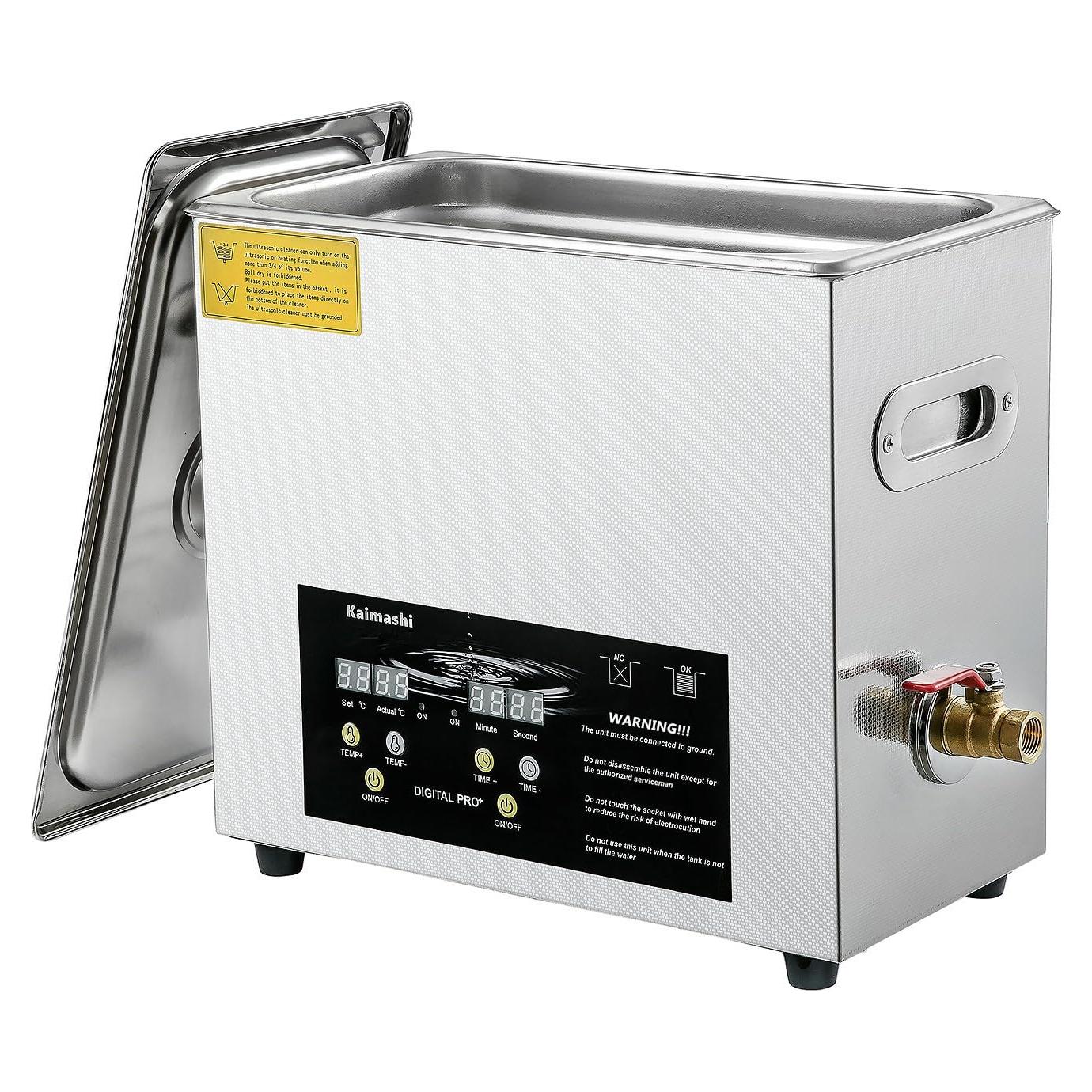 Limpiador Ultrasónico 6.5L Kaimashi con Temporizador y Calentador