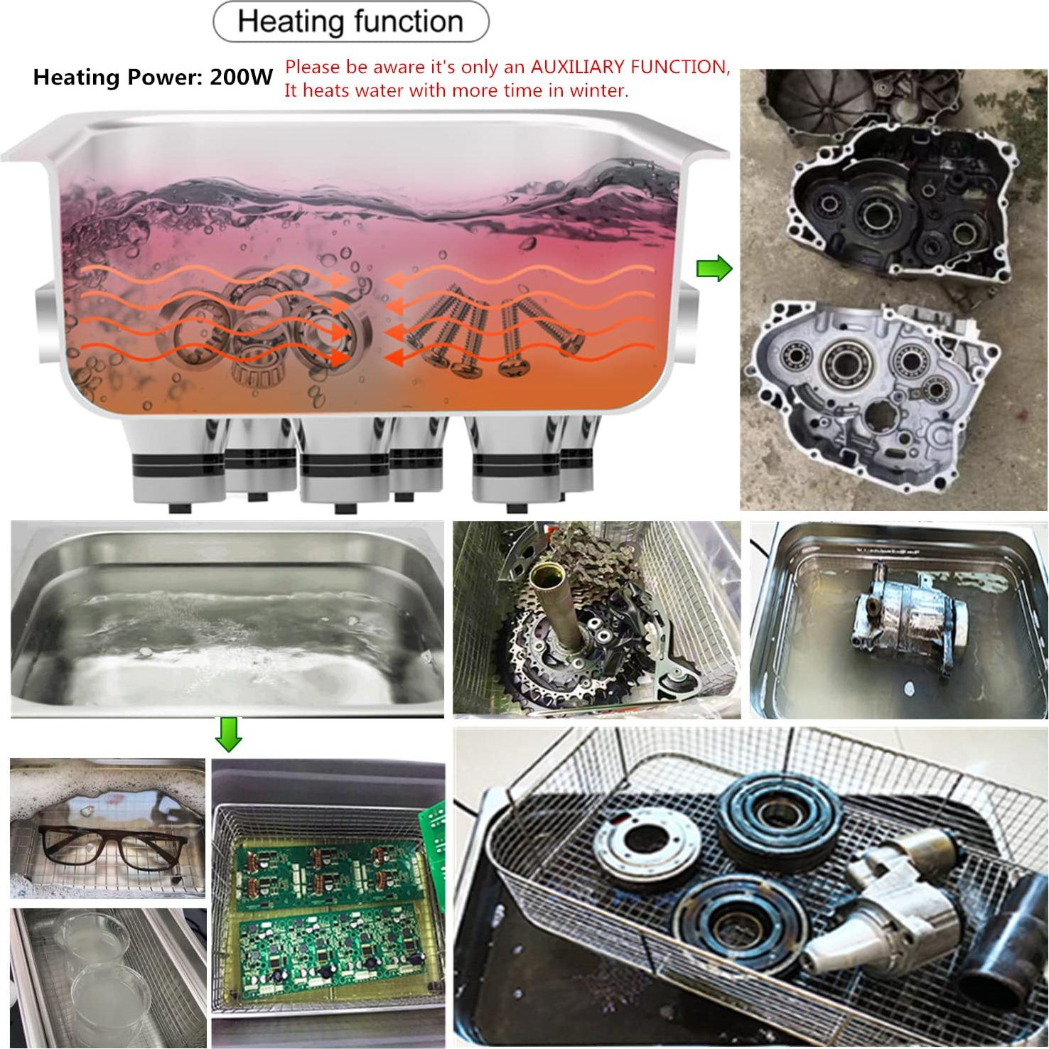 Limpiador Ultrasónico 6.5L Kaimashi con Temporizador y Calentador