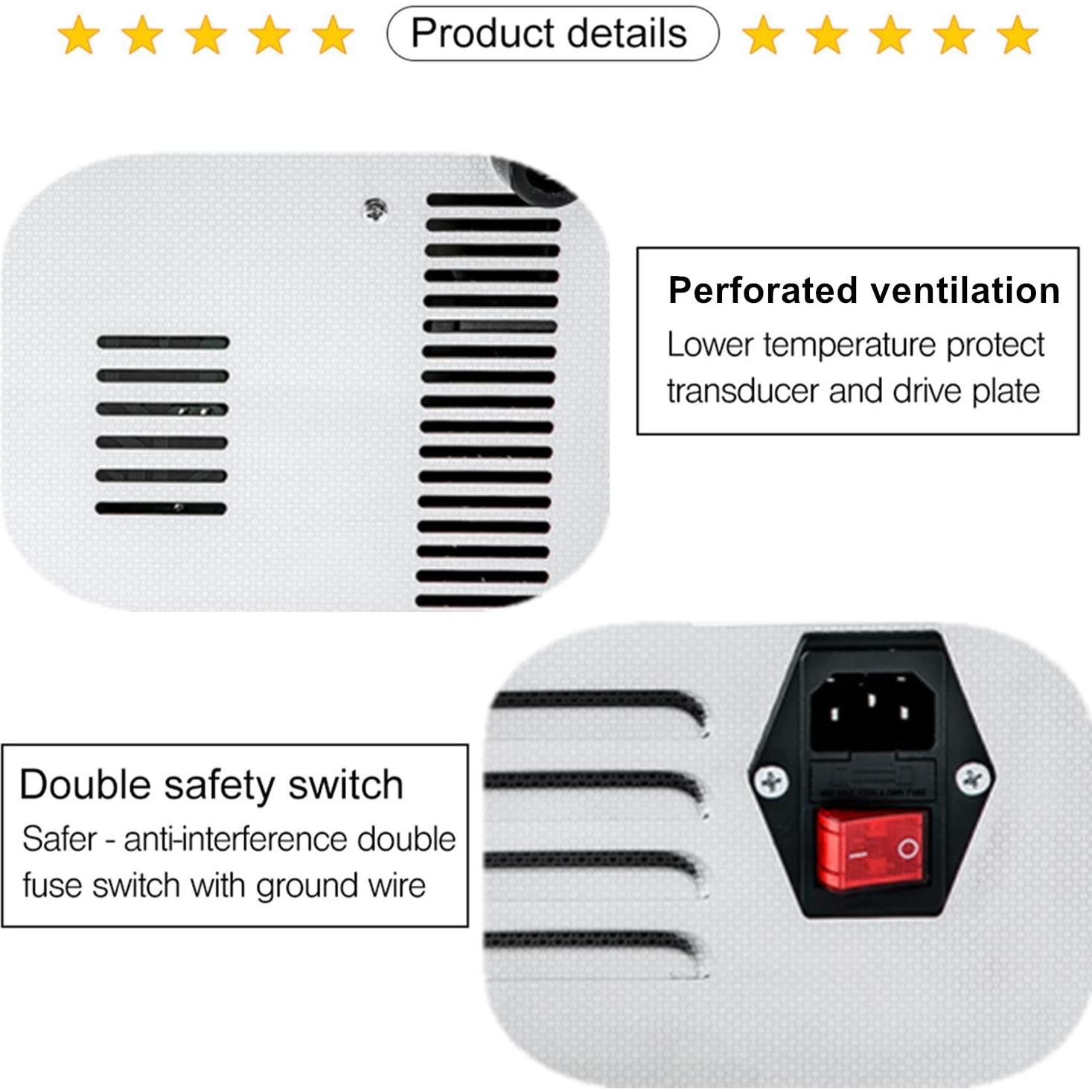 Limpiador Ultrasónico 6.5L Kaimashi con Temporizador y Calentador