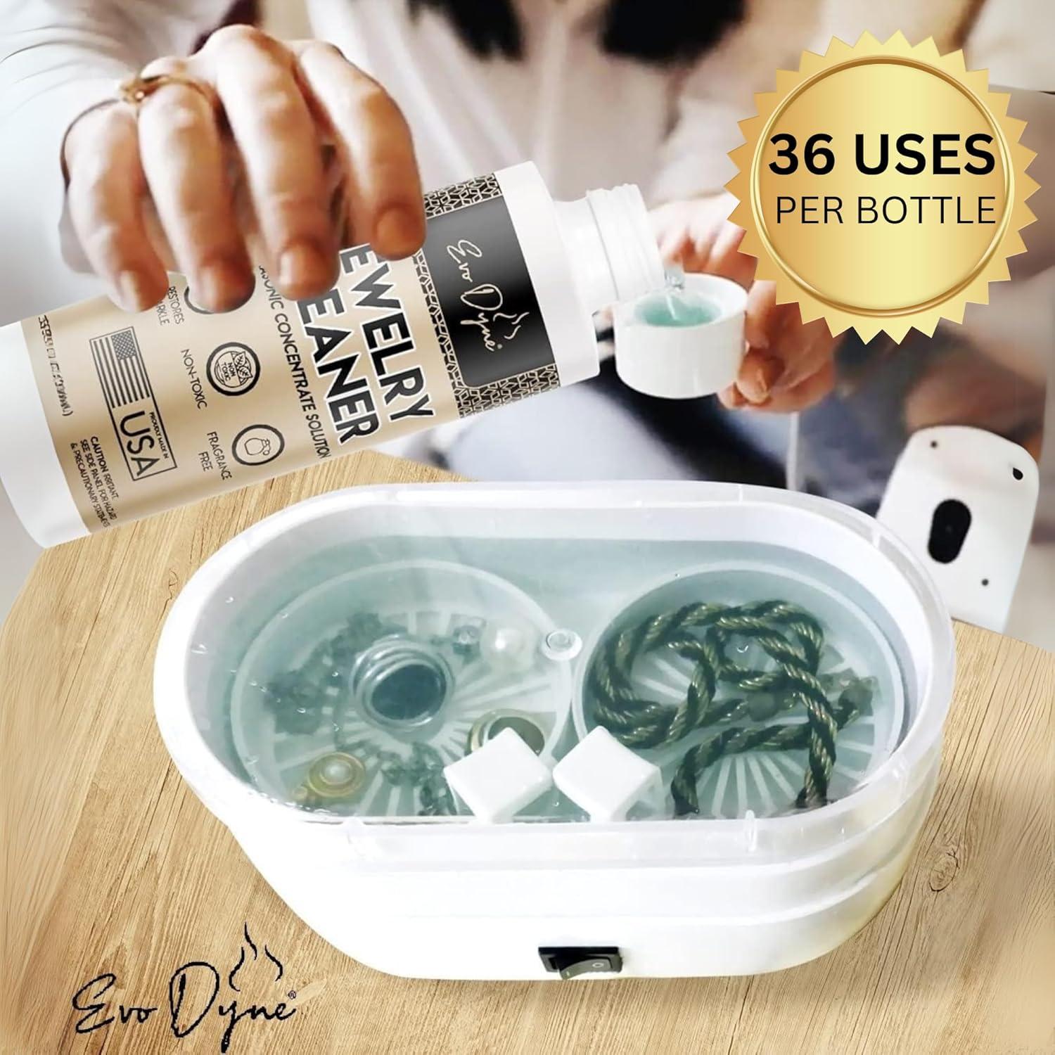 Limpiador Ultrasónico de Joyería Evo Dyne 473ml Concentrado