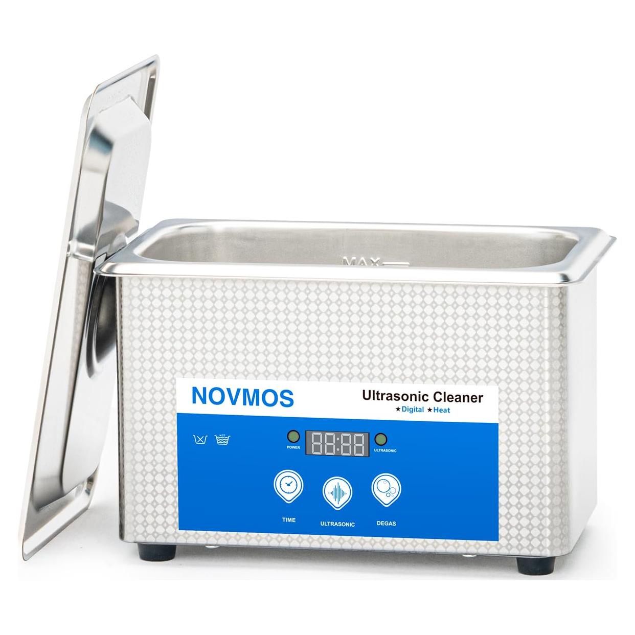 Limpiador Ultrasónico 900ml NOVMOS con Temporizador Digital