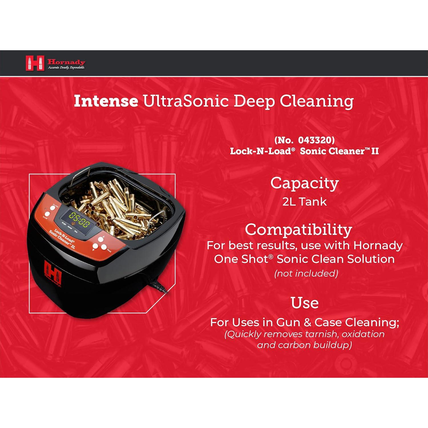 HornadyHornady, LNL Sonic Cleaner LiH 2 Liter, Heated, 110 Volt