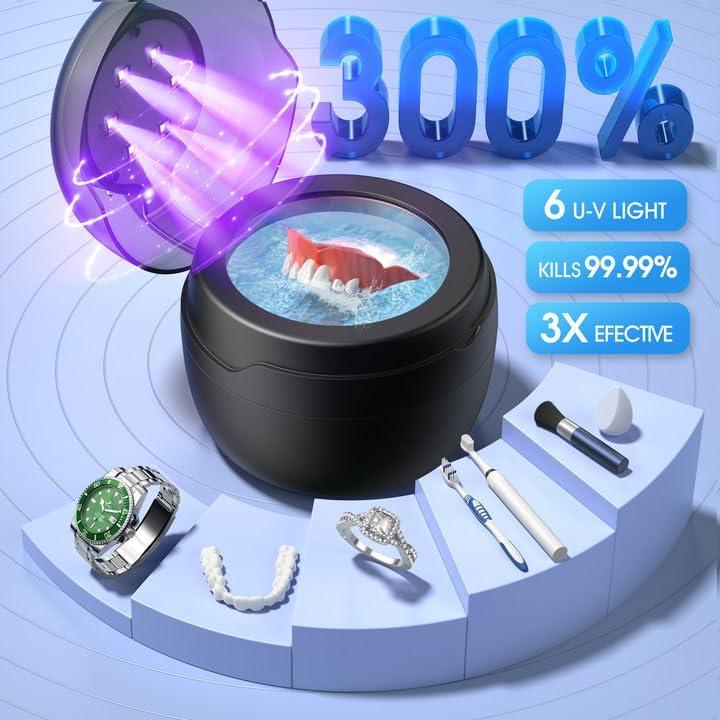 Limpiador Ultrasónico Seepark 250ml - 50kHz, 4 Modos