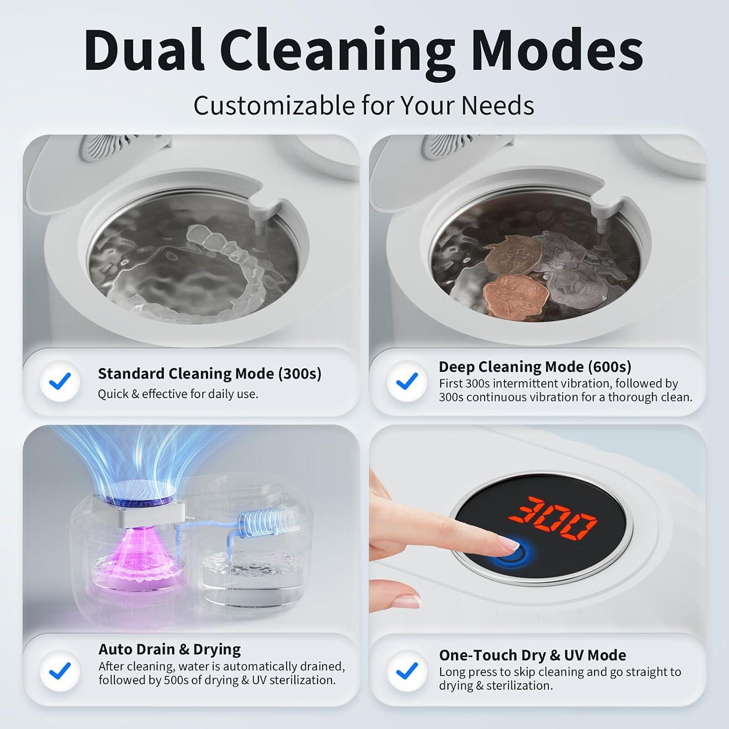 Limpiador Ultrasónico de Retenedores FIRBNO 200ml 45kHz Blanco