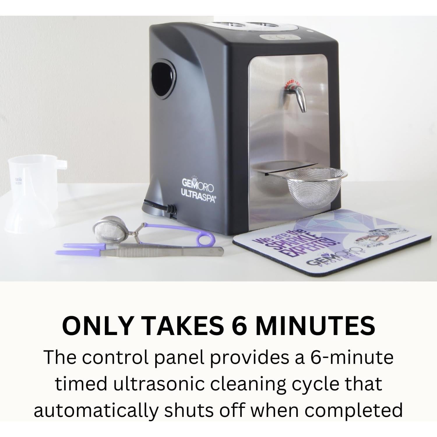 Limpiador Ultrasónico y de Vapor GemOro UltraSpa 2.97 kg