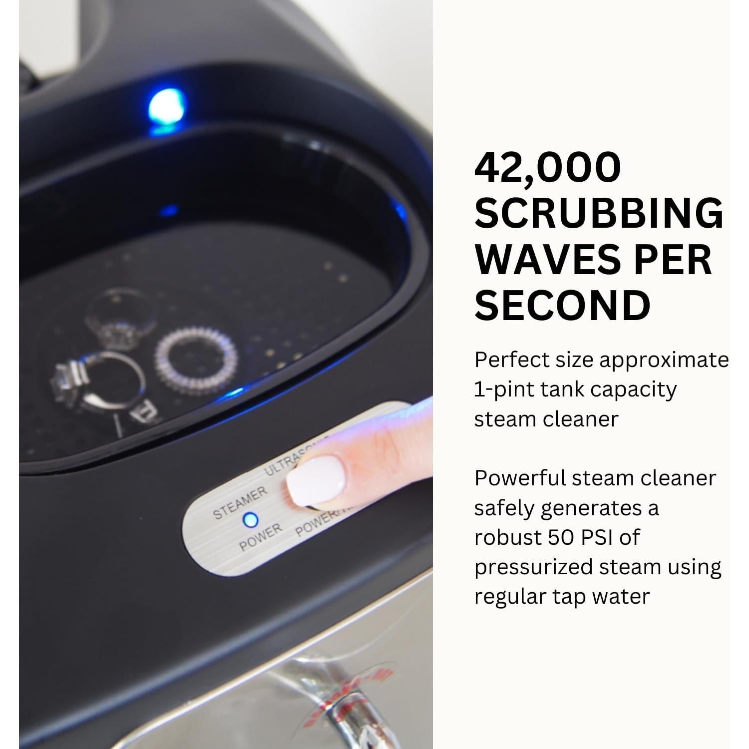 Limpiador Ultrasónico y de Vapor GemOro UltraSpa 2.97 kg