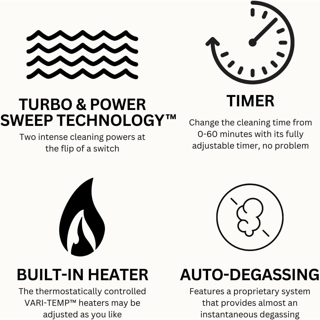 Limpiador de Joyas Ultrasonico GemOro 3QT Acero Inoxidable