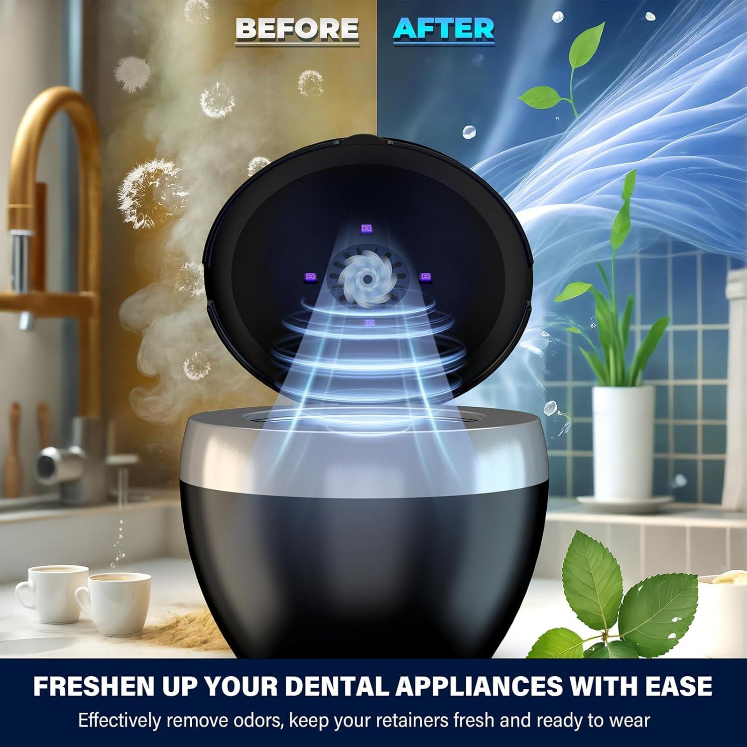 Limpiador Ultrasónico de Retenedores FOOGO Green 200ml 45kHz