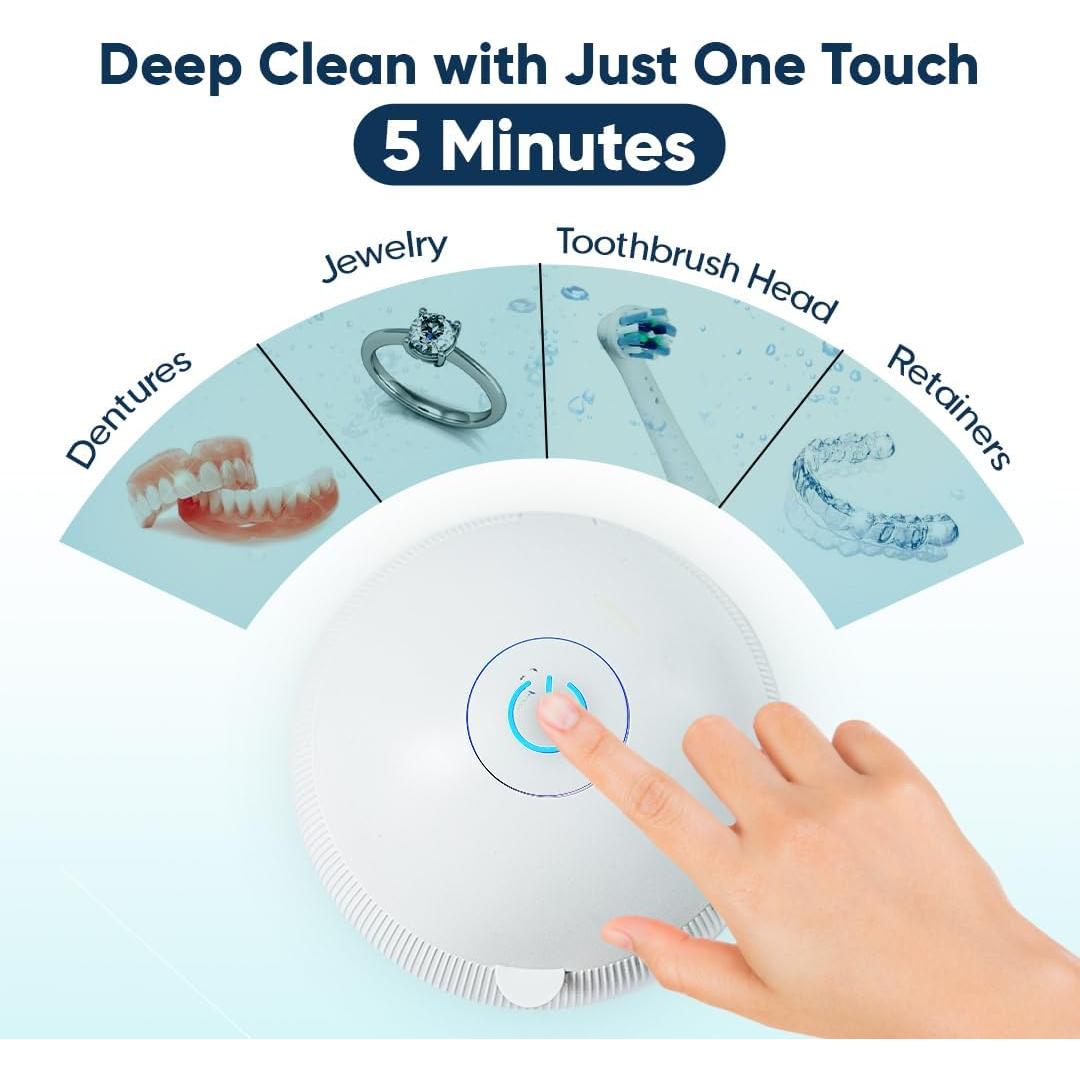 Limpiador Ultrasónico Dental Swissklip ShinePod - 5 Minutos