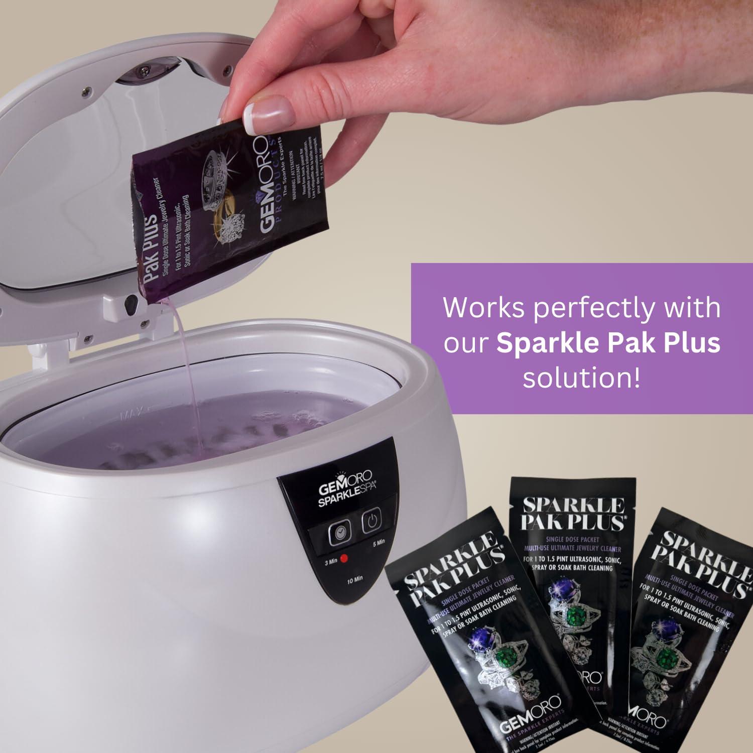 Limpiador Ultrasónico de Joyas GemOro Sparkle Spa 600ml