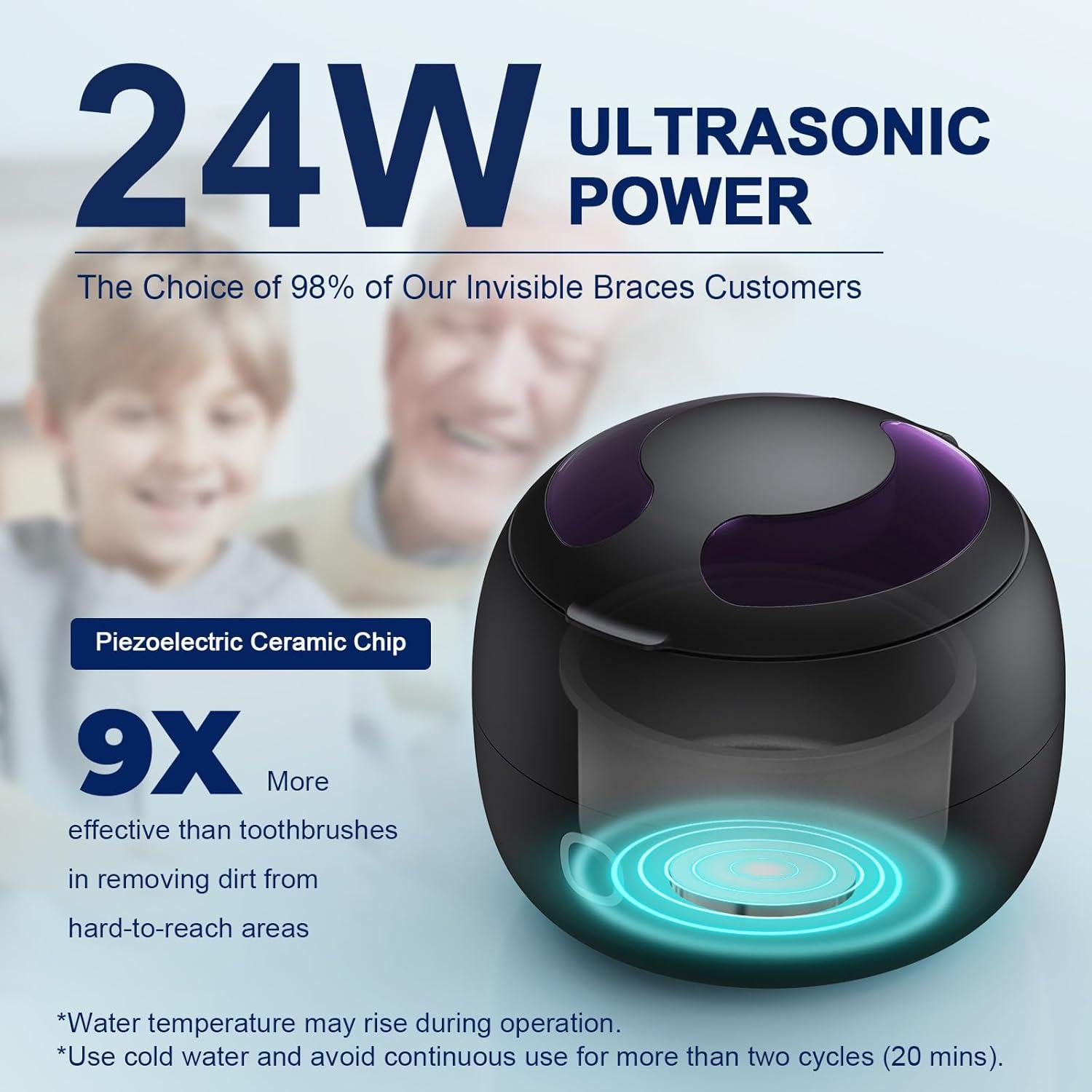 Limpiador Ultrasonico de Retenedores ZYREX 200ml 45kHz