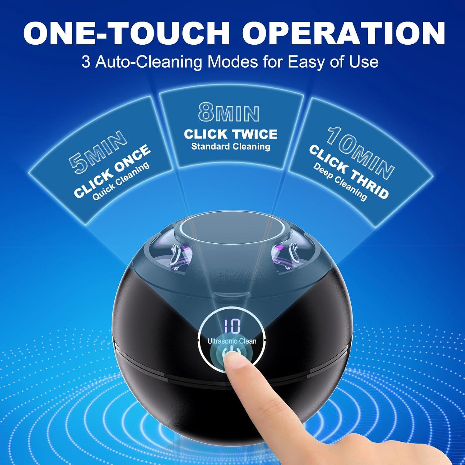 Limpiador Ultrasónico de Retenedores y Dentaduras UC-10 190ml