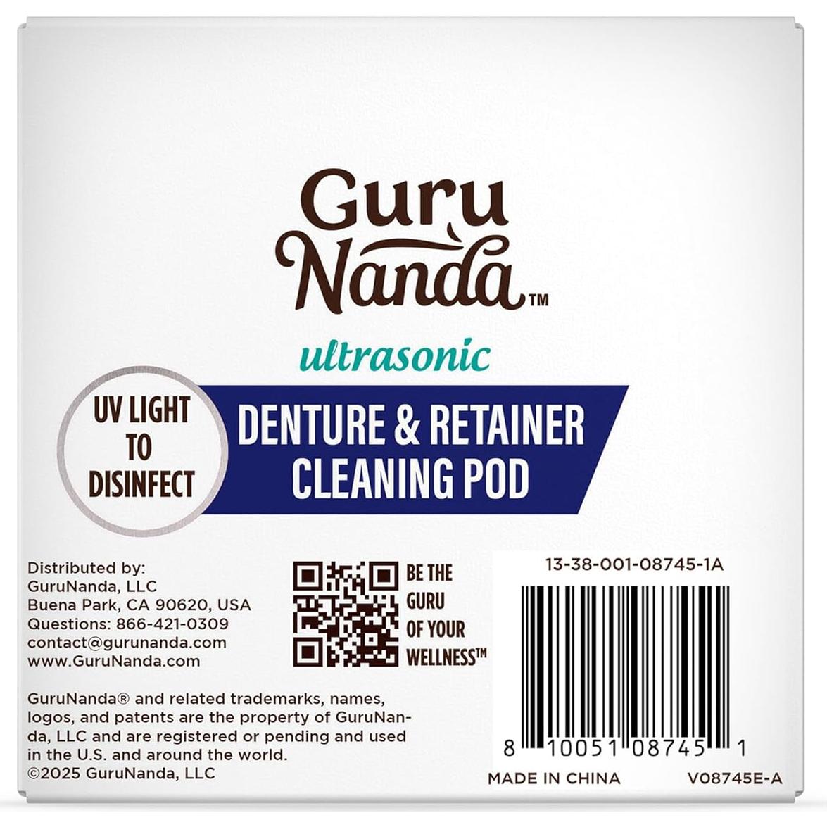 Pod de Limpieza Ultrasónica GuruNanda 190ml 45kHz 3 Modos