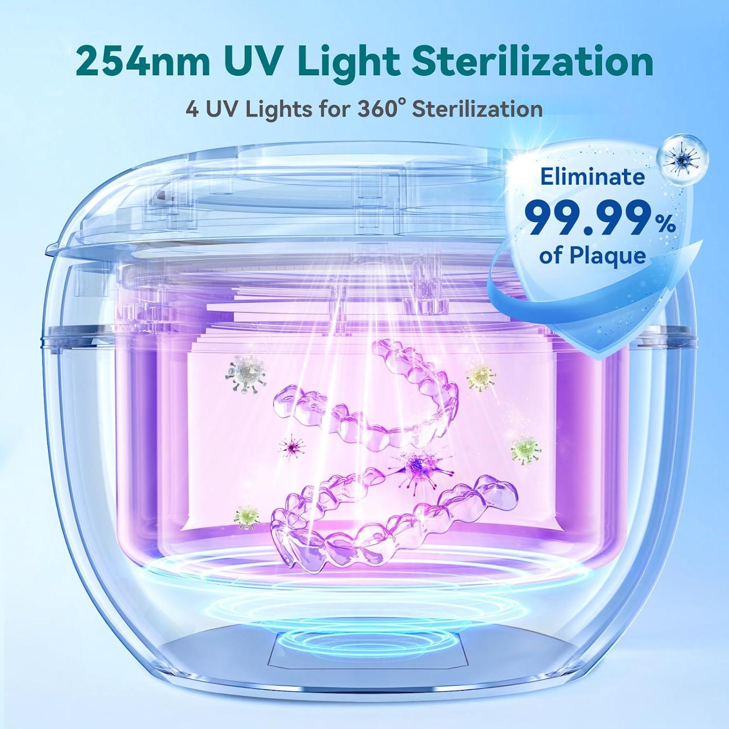 Limpiadora Ultrasónica Dental NEW GREATHOUSE 45kHz UV 200ml