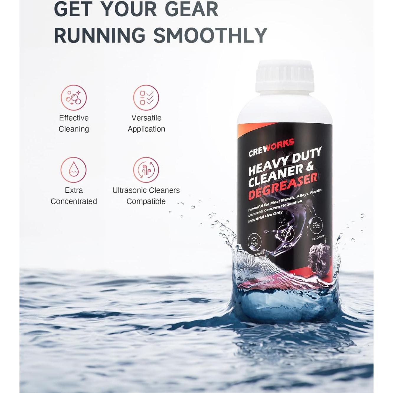 Limpiador Ultrasónico Creworks 1000 mL para Carburadores y Piezas