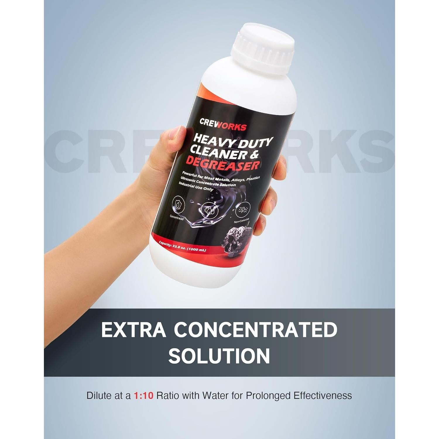 Limpiador Ultrasónico Creworks 1000 mL para Carburadores y Piezas