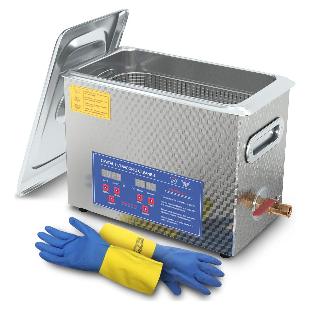 Limpiador Ultrasónico 6L DAREFLOW con Calentador y Temporizador