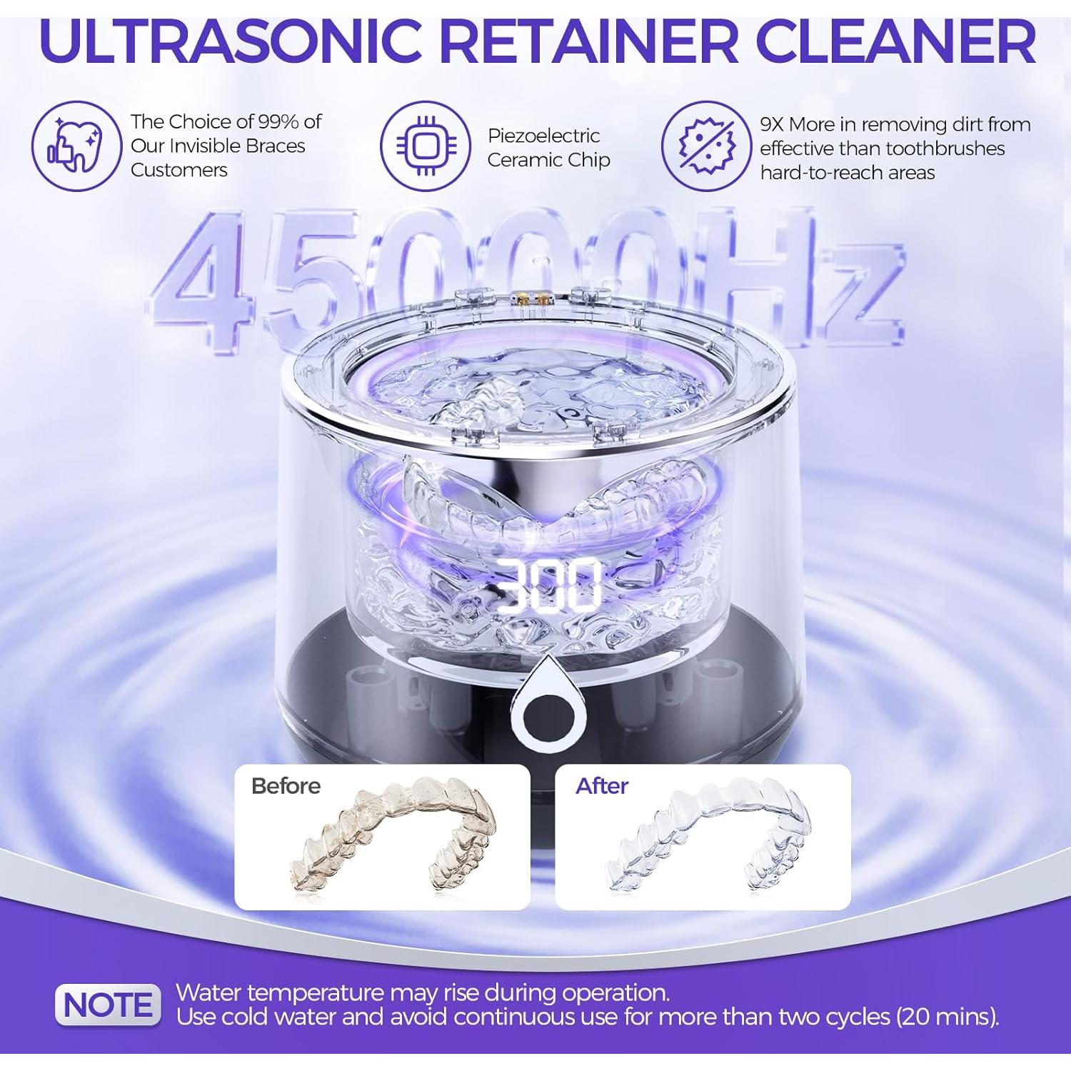 Limpiador Ultrasónico de Dentaduras Toos Show 200ml 45kHz