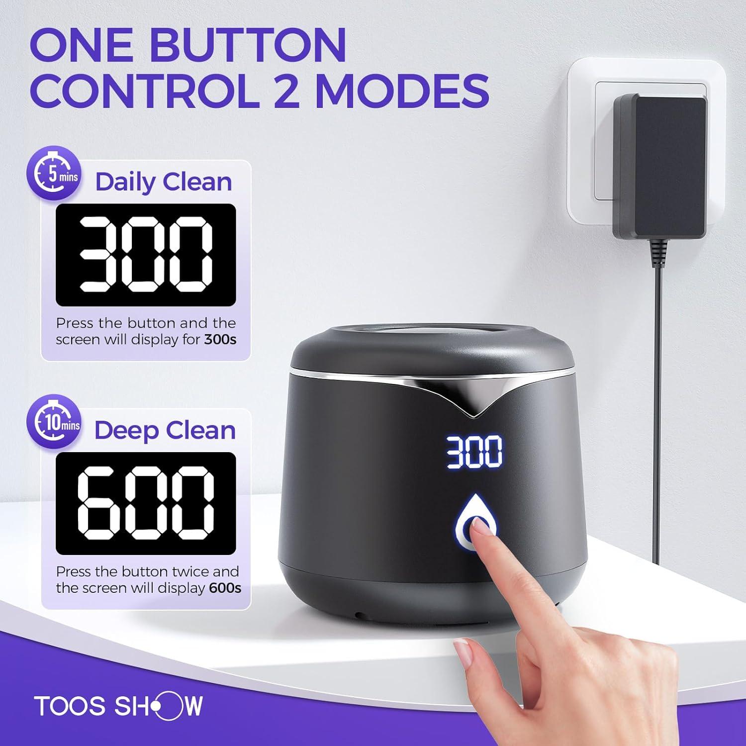 Limpiador Ultrasónico de Dentaduras Toos Show 200ml 45kHz