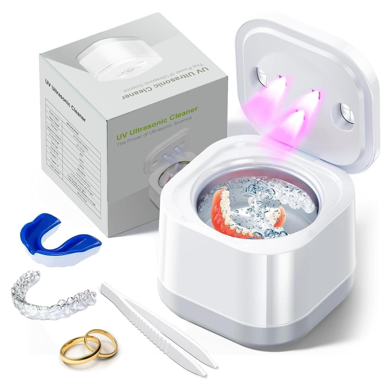 Limpiador Ultrasónico U-V Xuaobamm 200ml para Dentaduras y Retenedores
