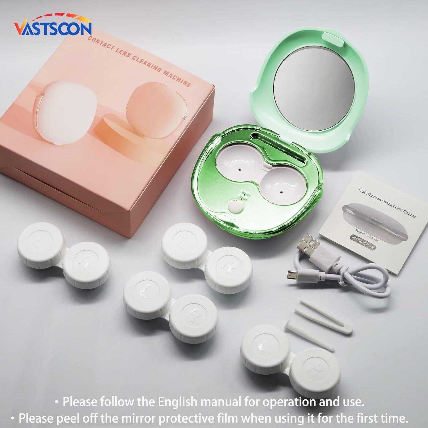 Limpiador Ultrasónico de Lentes de Contacto Vastsoon Verde