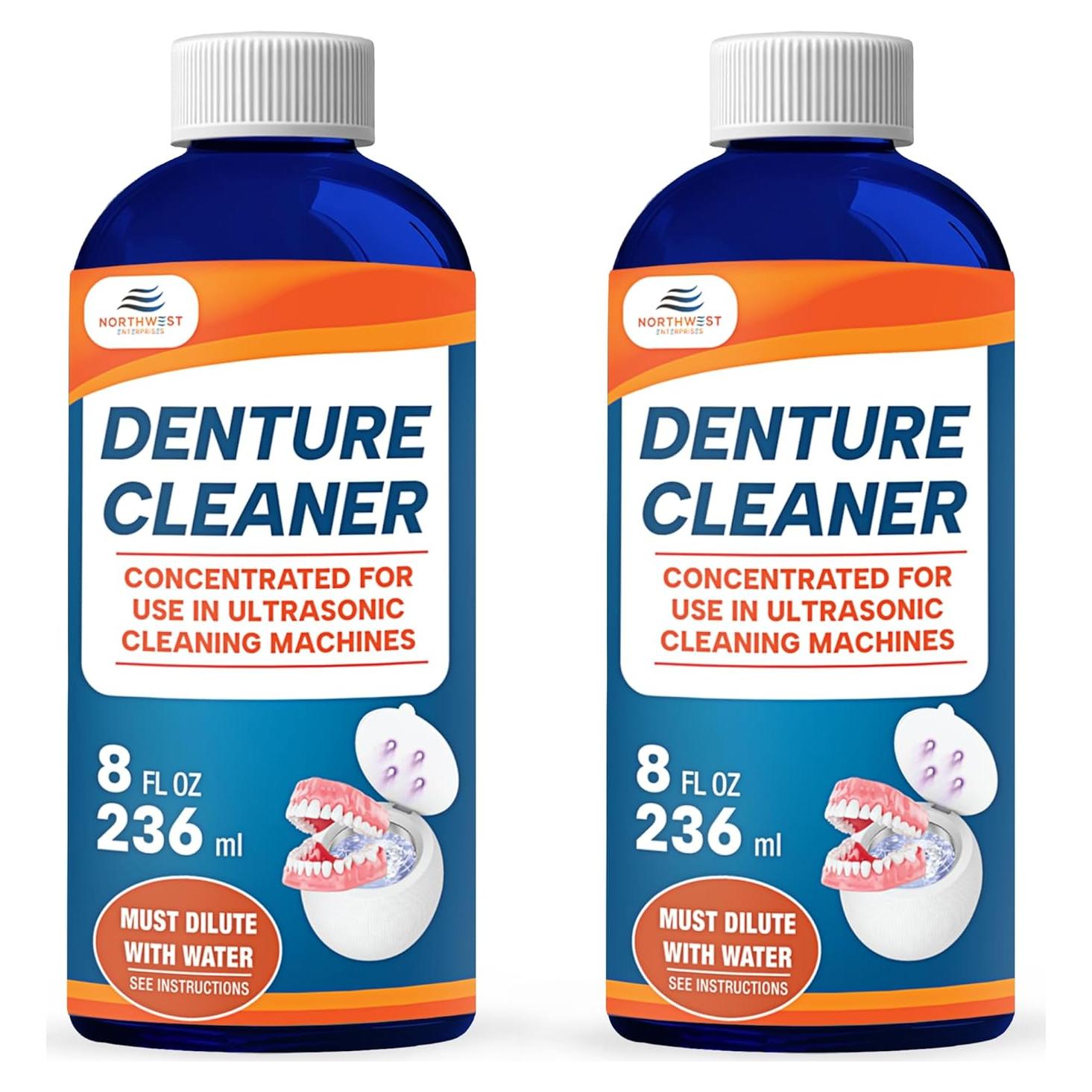 Limpiador Ultrasónico de Dentaduras Northwest 473ml - Fórmula Multi-Enzimática